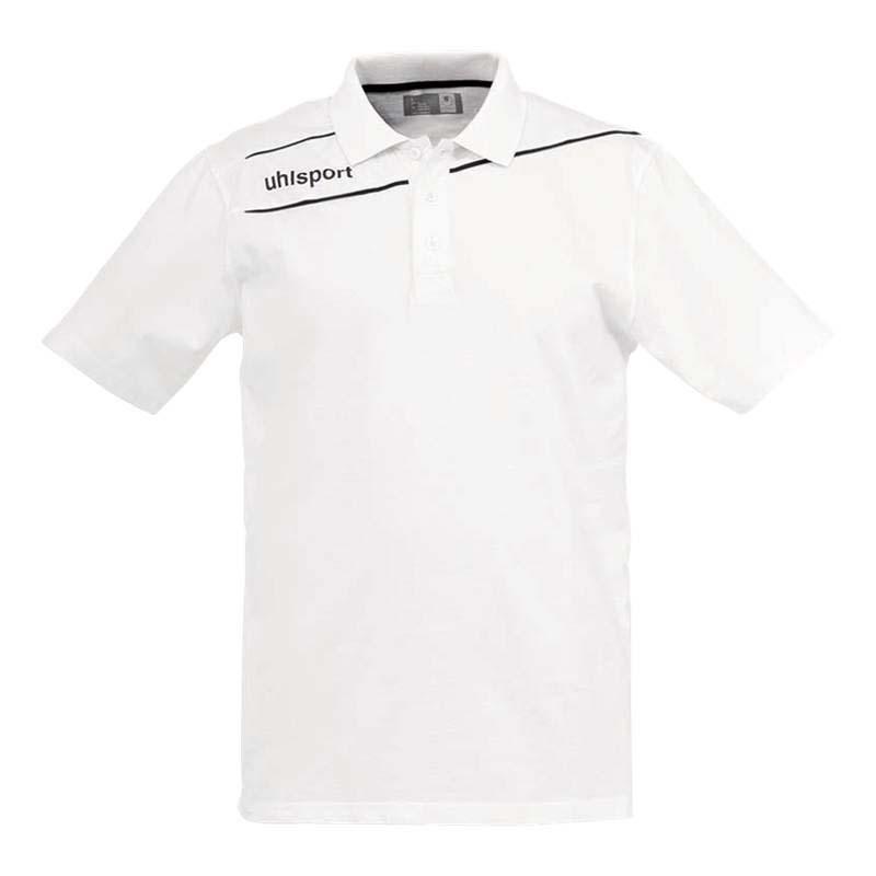 Uhlsport Stream 3.0 Short Sleeve Polo Shirt Blanc 3XL Homme