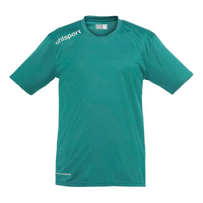 Uhlsport Essential Polyester Training Short Sleeve T-shirt Bleu 2XS