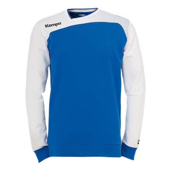 Kempa Emotion Training Top Long Sleeve T-shirt Blanc,Bleu 3XL