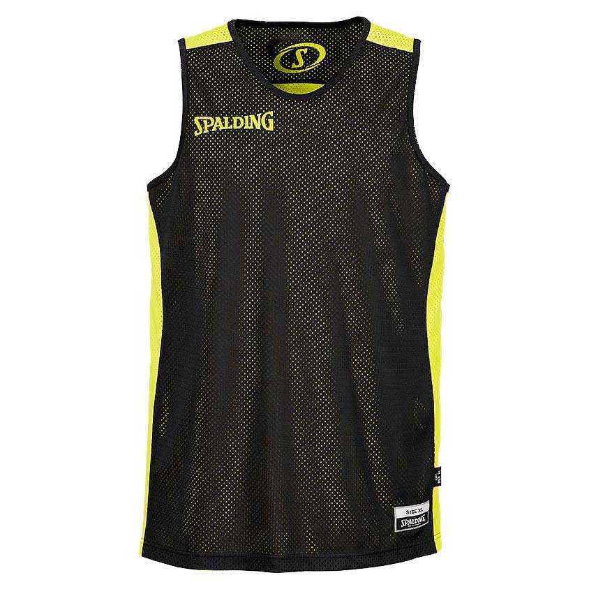Spalding Essential Reversible Sleeveless T-shirt Noir 2XS