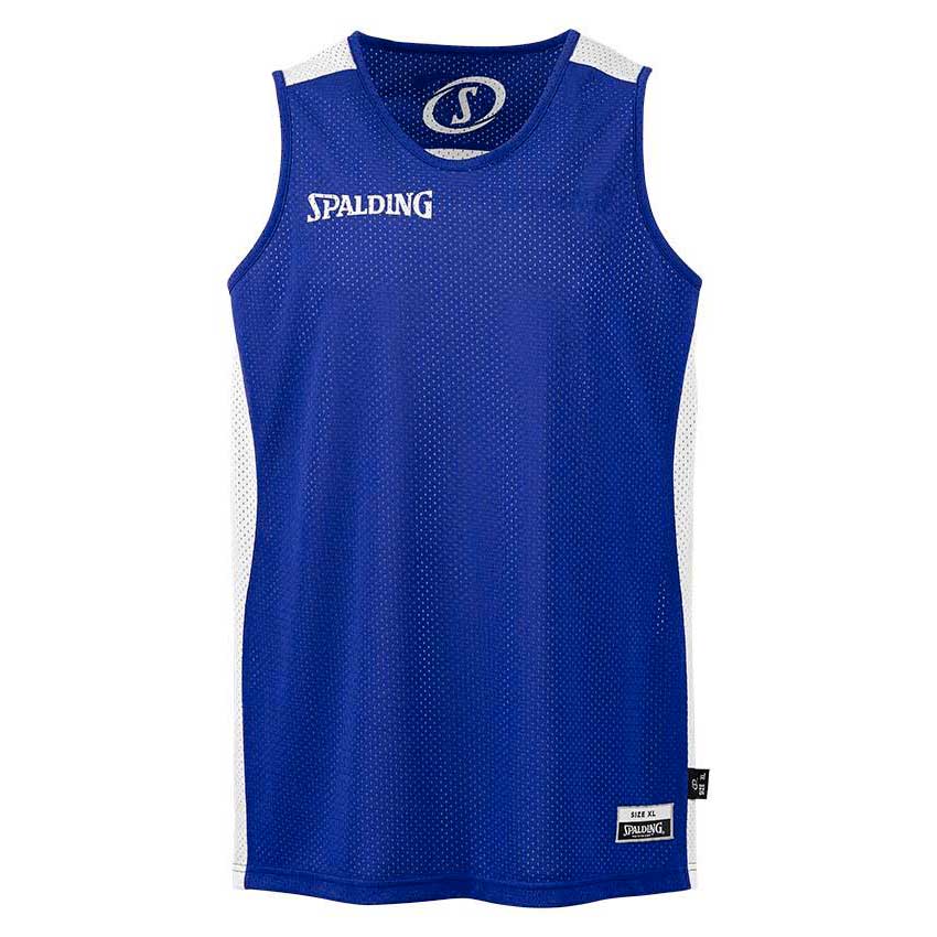 Spalding Essential Reversible Sleeveless T-shirt Bleu 2XS-XS