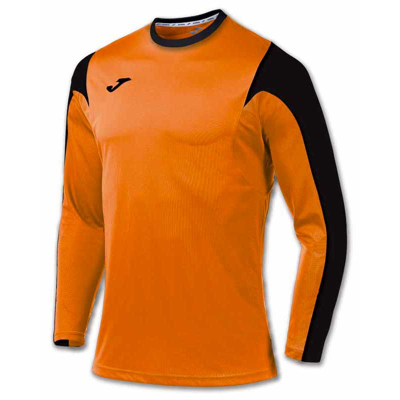 Joma T-shirt Manches Longues Estadio 4-6 Years Orange / Black
