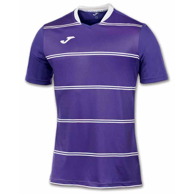 Joma T-shirt à Manches Courtes Standard 4-6 Years Purple Stripes
