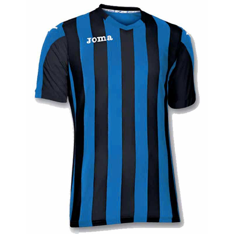 Joma Copa Short Sleeve T-shirt Bleu,Noir 2XL-3XL