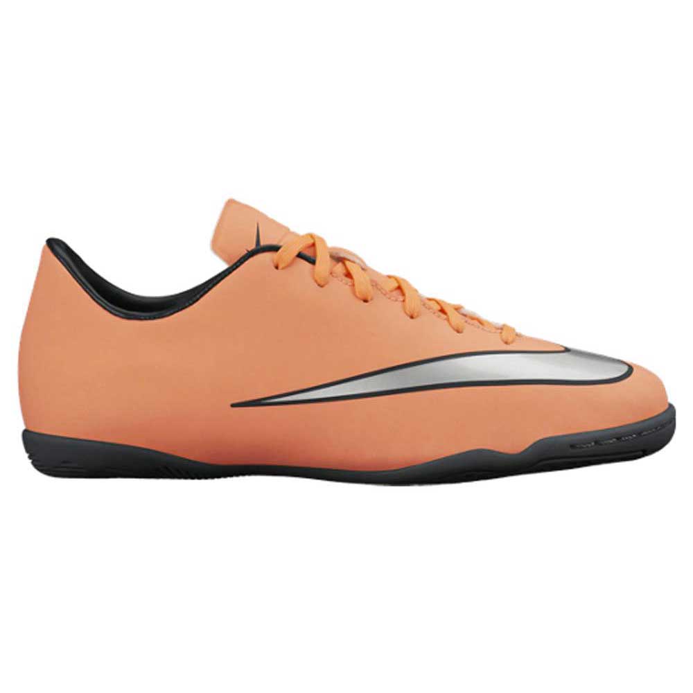 Nike Chaussures Football Salle Mercurial Victory V Ic EU 30 Bright Mango / Metalic Silver / Hyper Turquoise