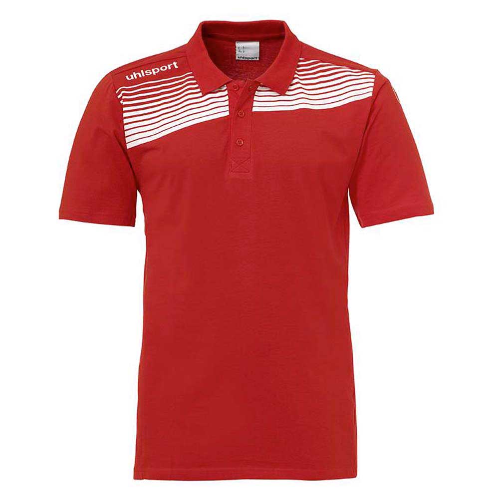 Uhlsport Liga 2.0 Short Sleeve Polo Shirt Rouge,Blanc 140 cm