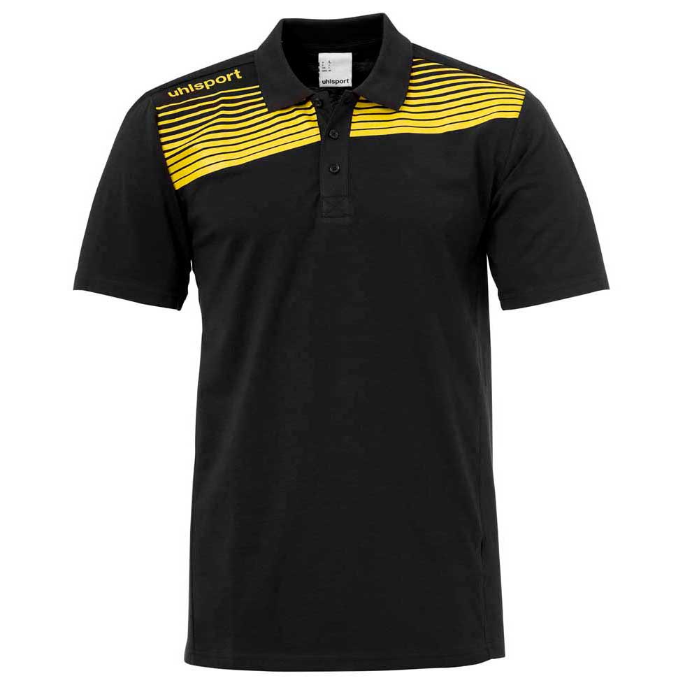 Uhlsport Liga 2.0 Short Sleeve Polo Shirt Jaune,Noir 164 cm