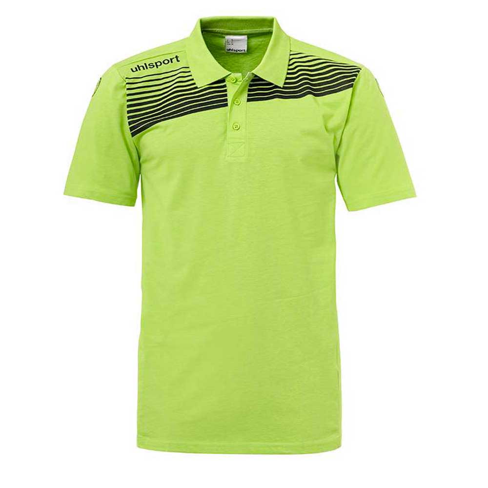 Uhlsport Liga 2.0 Short Sleeve Polo Shirt Vert,Noir 140 cm