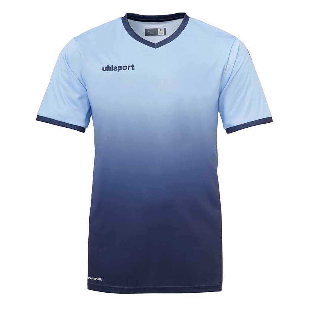 Uhlsport T-shirt à Manches Courtes Division 3XL Sky Blue / Navy