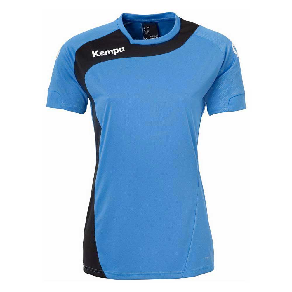 Kempa Peak Short Sleeve T-shirt Bleu,Noir XL