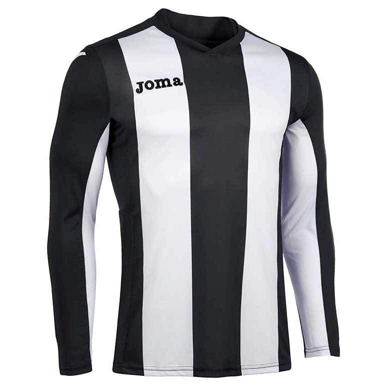 Joma T-shirt Manches Longues Pisa V M Black / White