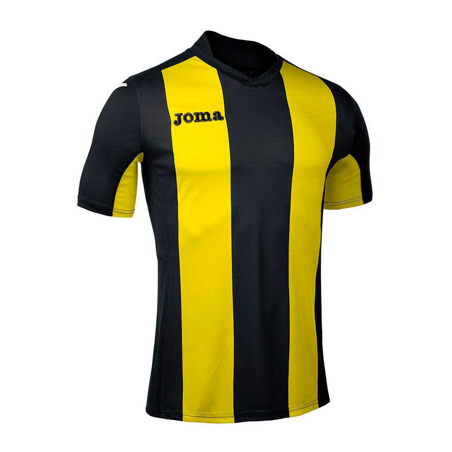 Joma T-shirt à Manches Courtes Pisa V M Black / Yellow