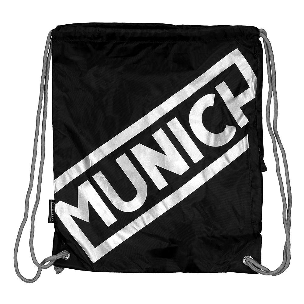 Munich Logo Drawstring Bag Noir
