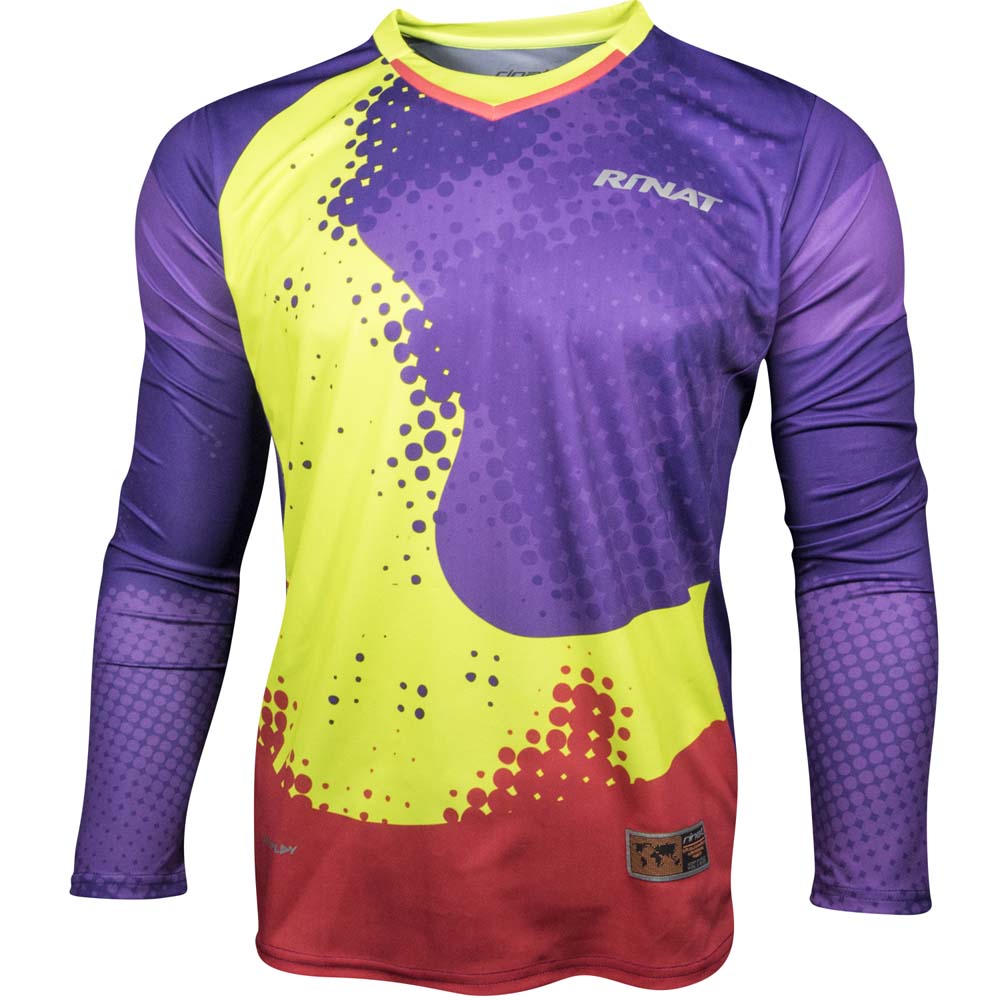 Rinat T-shirt Manches Longues Hyper Nova M Purple / Neon / Fuchsia
