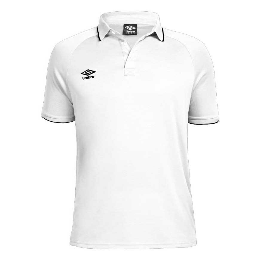 Umbro Torch Short Sleeve Polo Shirt Blanc XL Homme