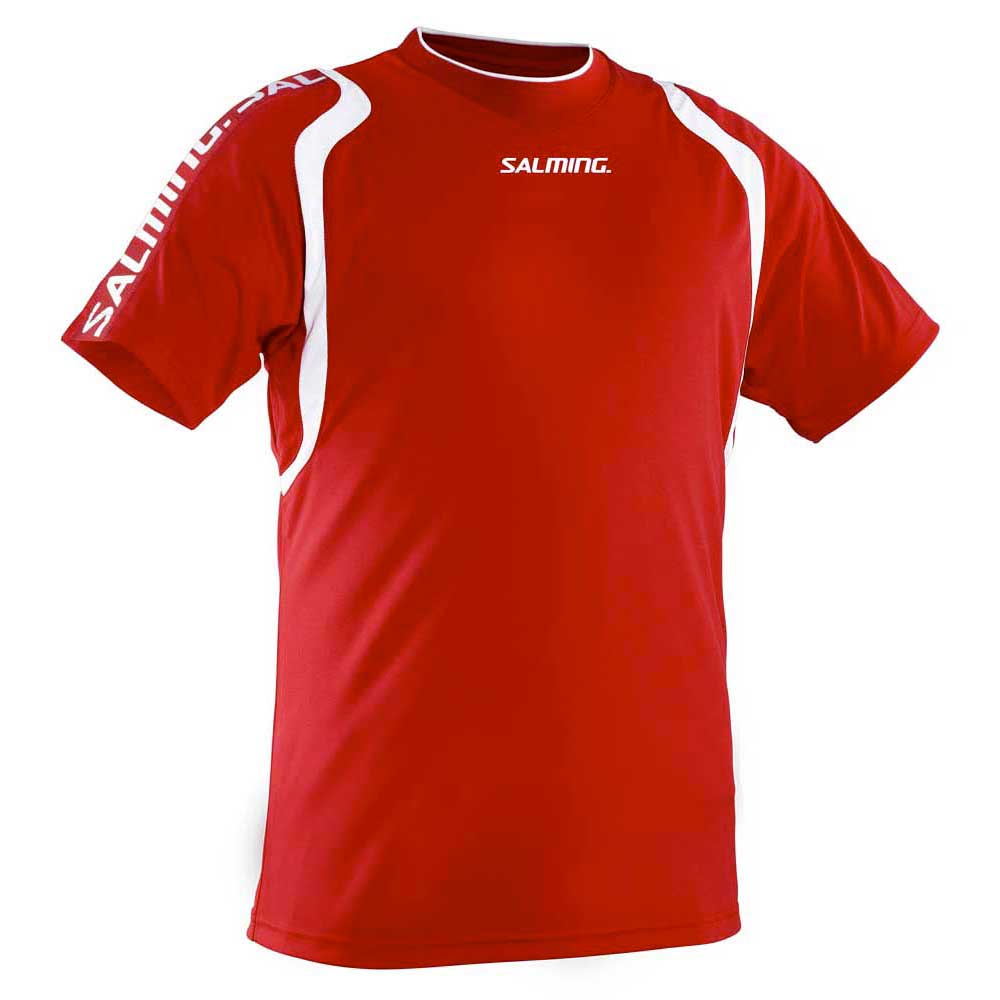Salming Rex Short Sleeve T-shirt Rouge 12 Years Garçon