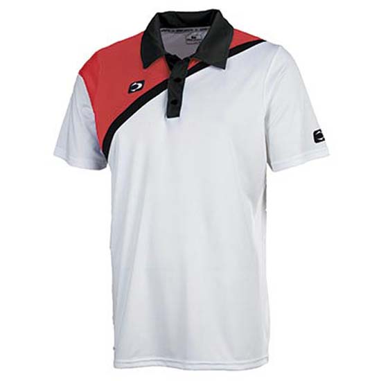 John Smith Polo à Manches Courtes Ave 2XS White / Red