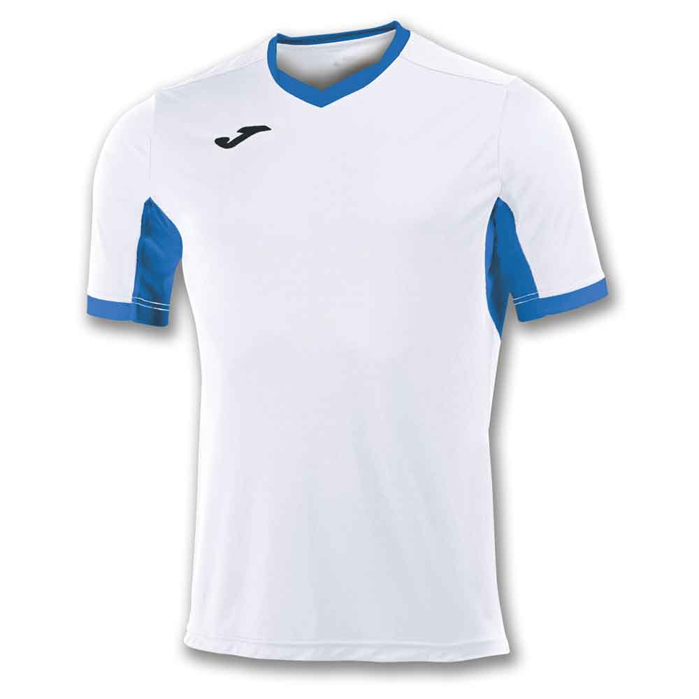 Joma Champion Iv Short Sleeve T-shirt Blanc,Bleu S