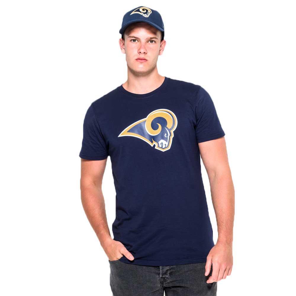 New Era T-shirt à Manches Courtes Los Angeles Rams Team Logo XS Oceanside Blue