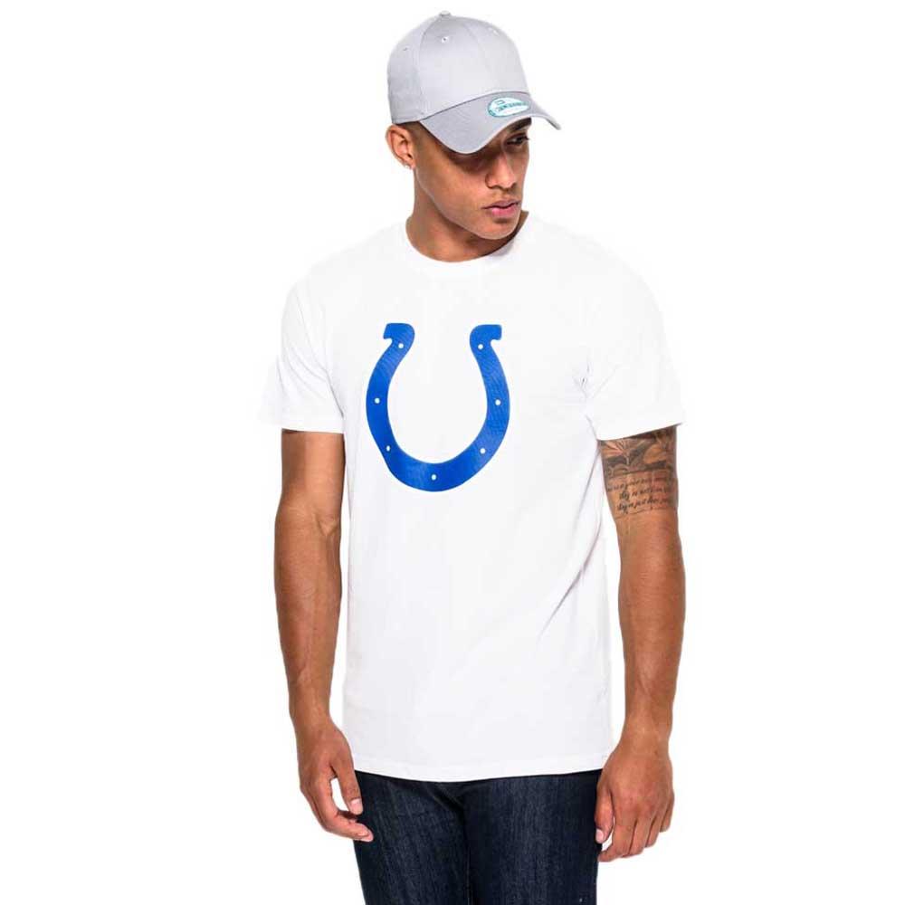 New Era T-shirt à Manches Courtes Indianapolis Colts Team Logo XS Optic White