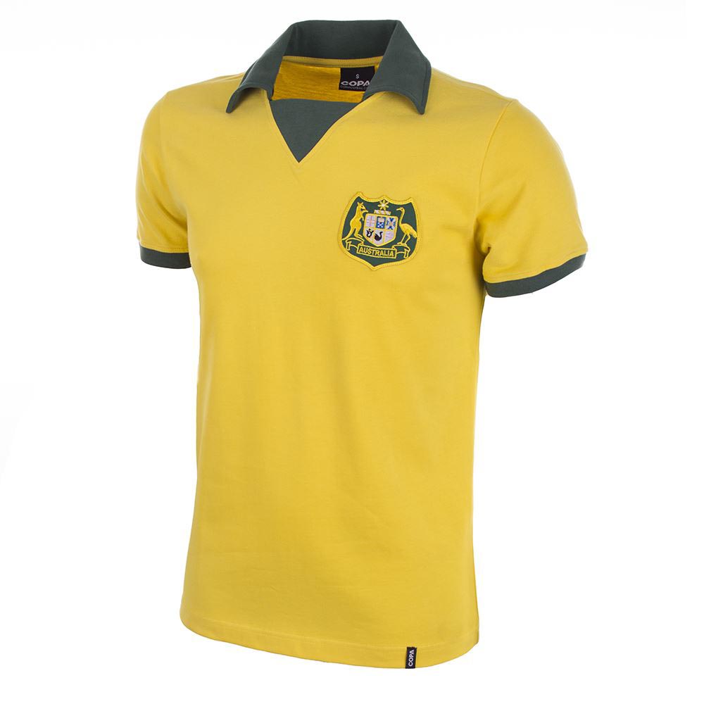 Copa Polo à Manches Courtes Australia World Cup 1975 S Yellow