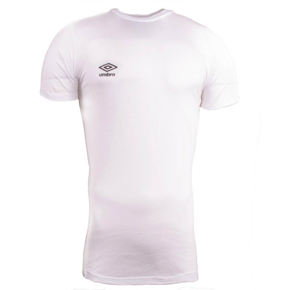 Umbro T-shirt à Manches Courtes Small Logo L White / Black
