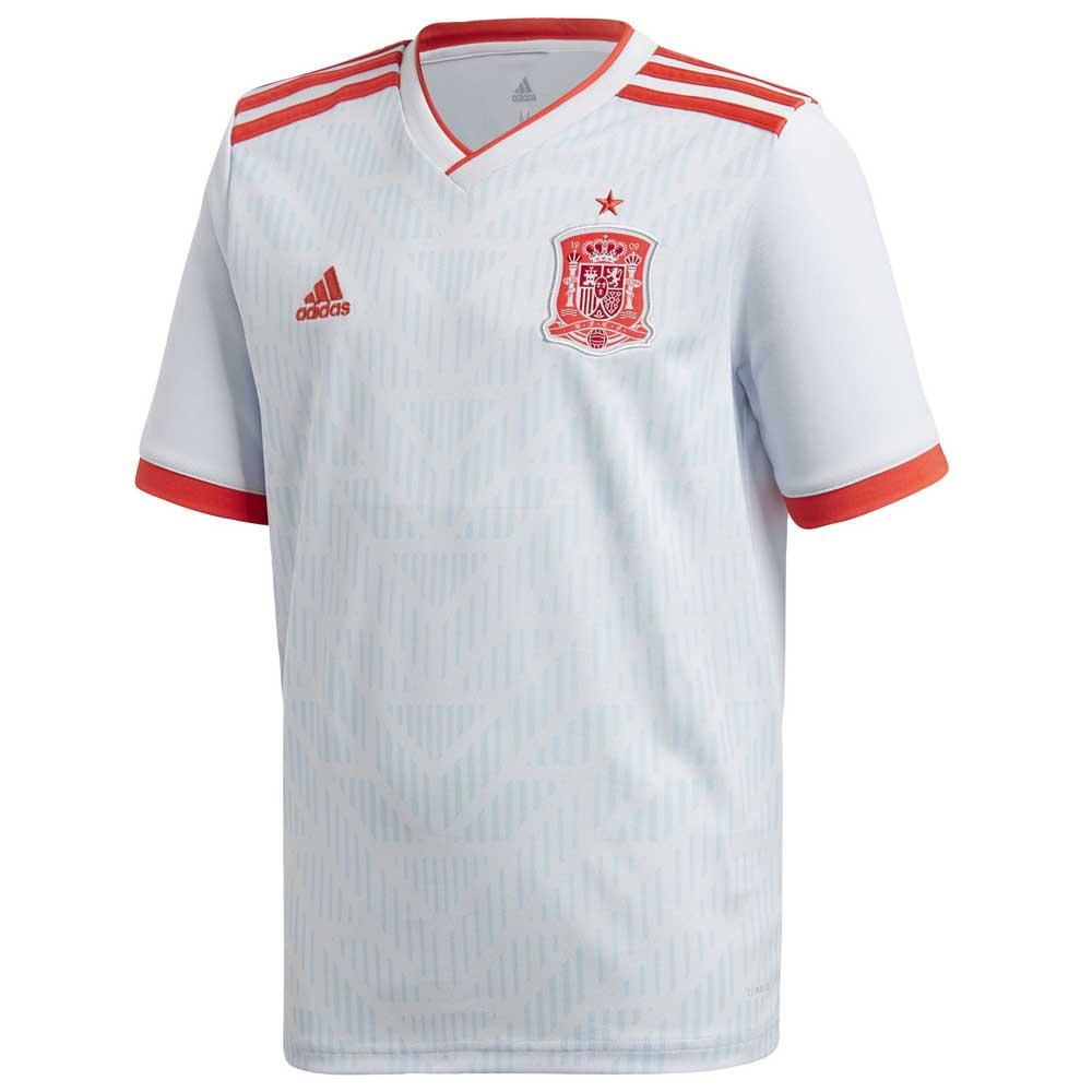 Adidas Spain Away 2018 Junior T-shirt Blanc 152 cm