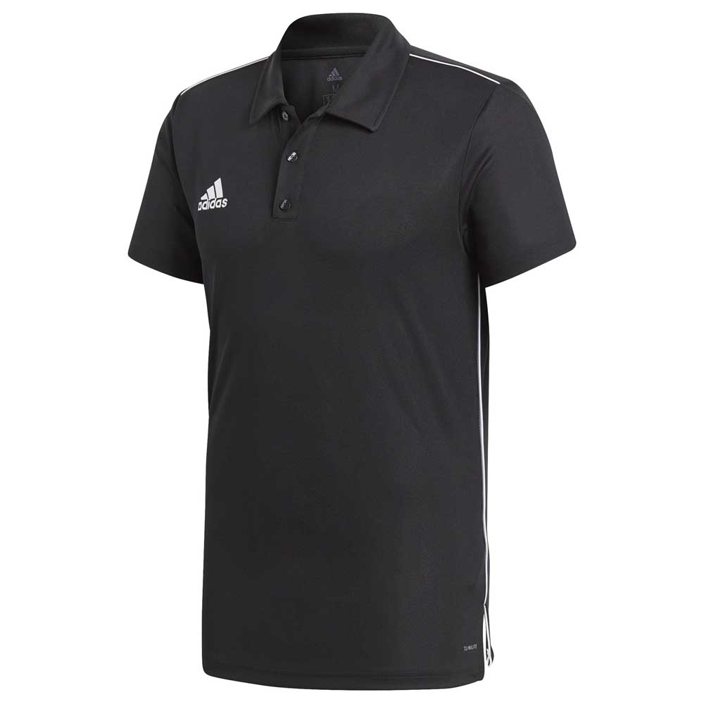 Adidas Core 18 Short Sleeve Polo Shirt Noir XS Homme