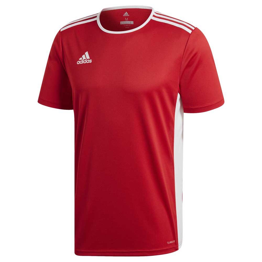 Adidas Entrada 18 Short Sleeve T-shirt Rouge L Homme