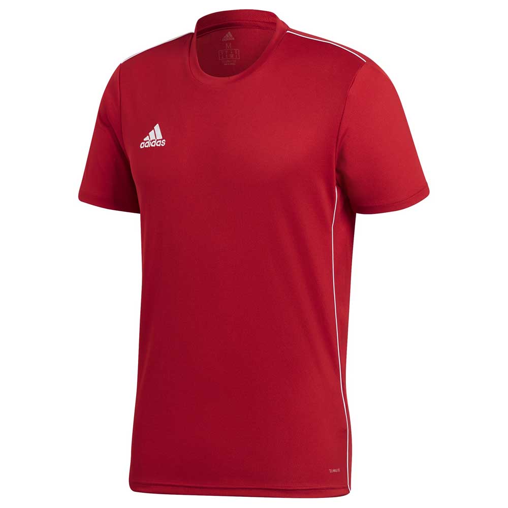 Adidas Core 18 Training Short Sleeve T-shirt Rouge XS