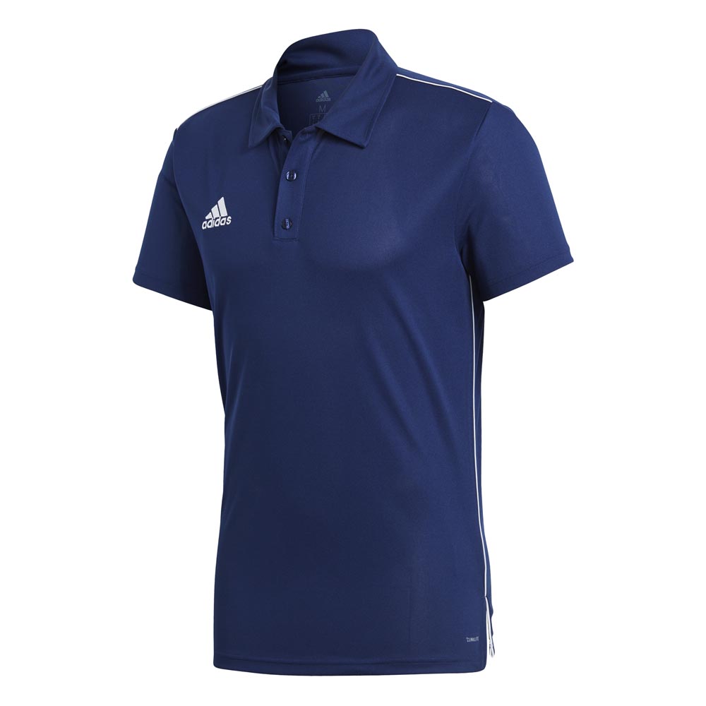 Adidas Polo à Manches Courtes Core 18 Climalite XS Dark Blue / White