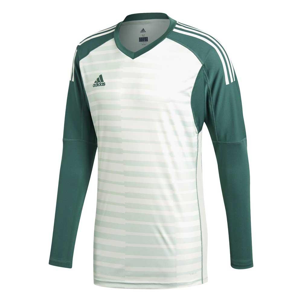 Adidas T-shirt à Manches Longues Adipro 18 140 cm Tech Forest / Aero Green / Off White