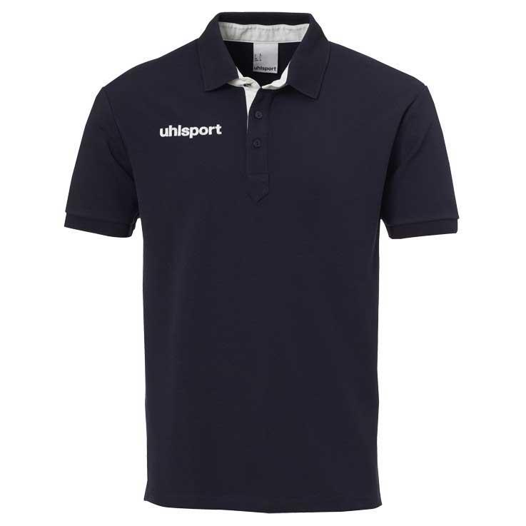 Uhlsport Essential Prime Short Sleeve Polo Shirt Bleu XL