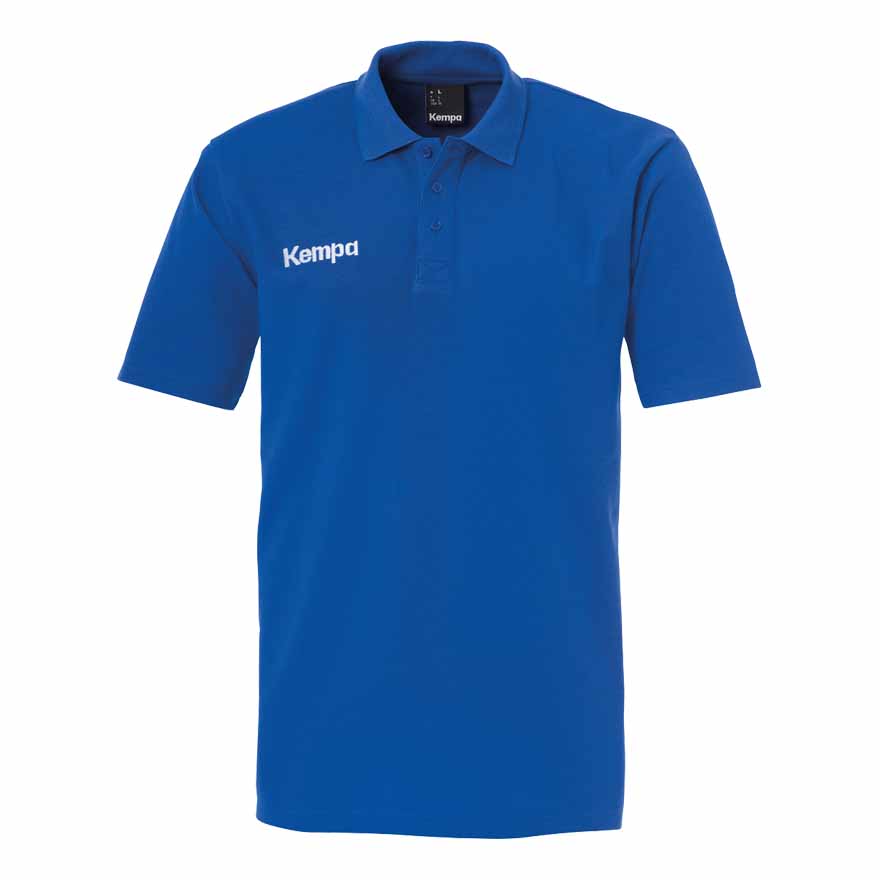 Kempa Classic Short Sleeve Polo Shirt Bleu XL