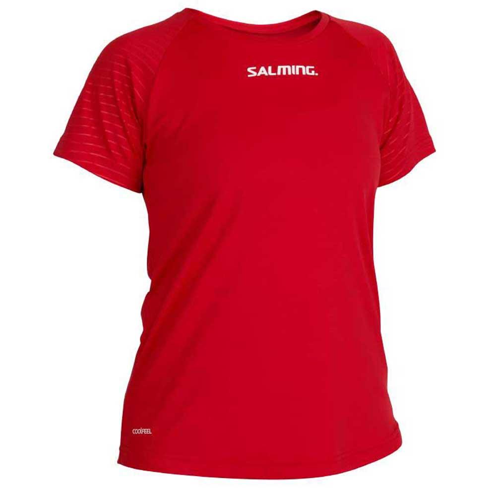 Salming Diamond Game Short Sleeve T-shirt Rouge L Femme