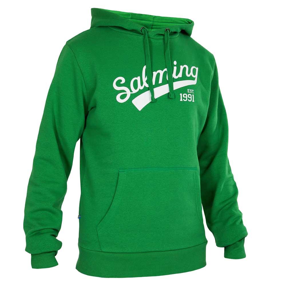Salming Logo Hoodie Vert 12 Years Garçon