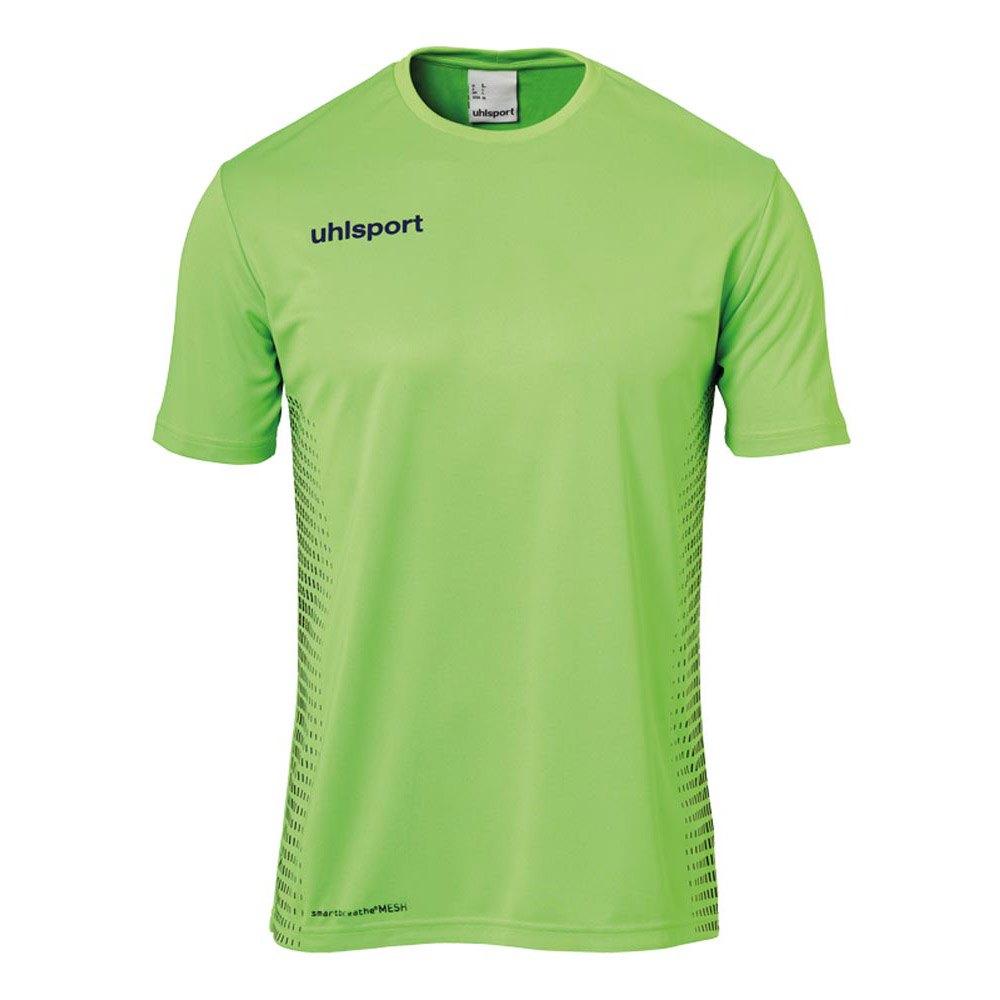 Uhlsport T-shirt à Manches Courtes Score Set 128 cm Fluo Green / Navy