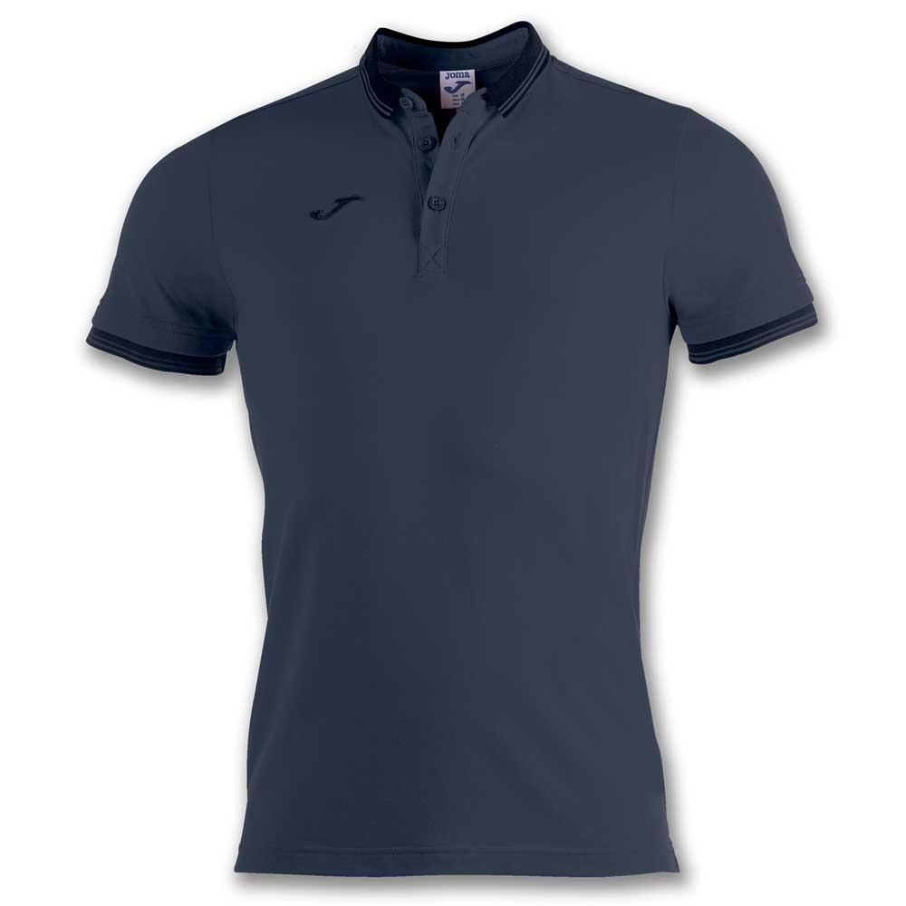 Joma Bali Ii Short Sleeve Polo Shirt Bleu XL
