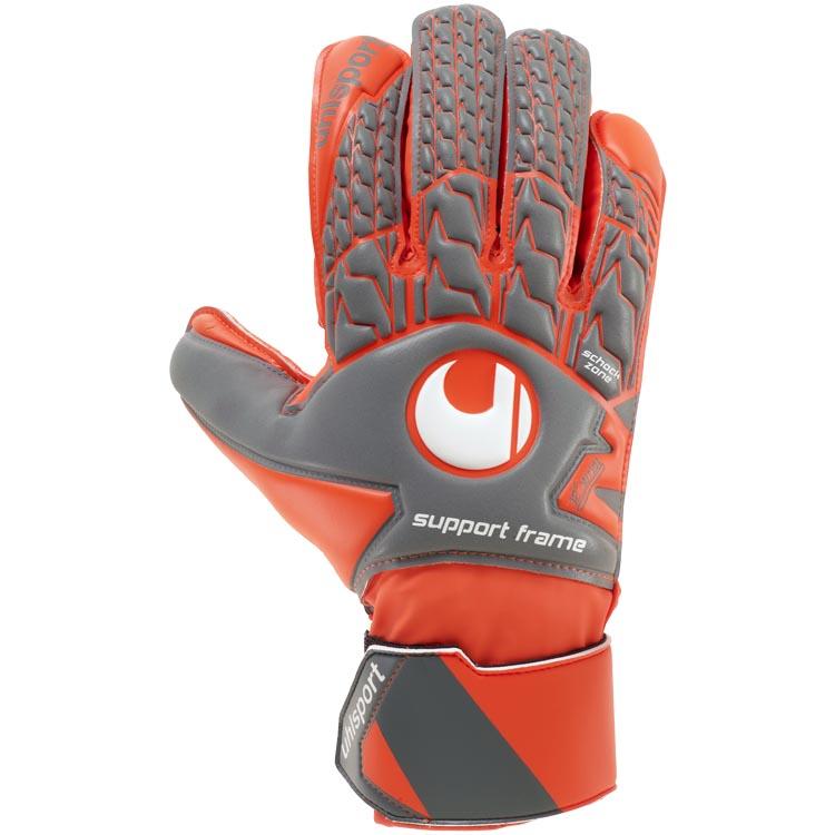 Uhlsport Aerored Soft Sf Goalkeeper Gloves Orange,Gris 10