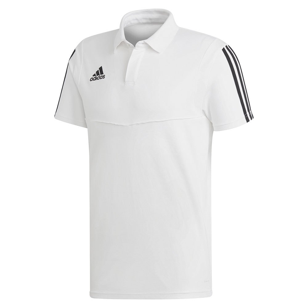 Adidas Tiro 19 Short Sleeve Polo Shirt Blanc,Noir S / Regular Homme