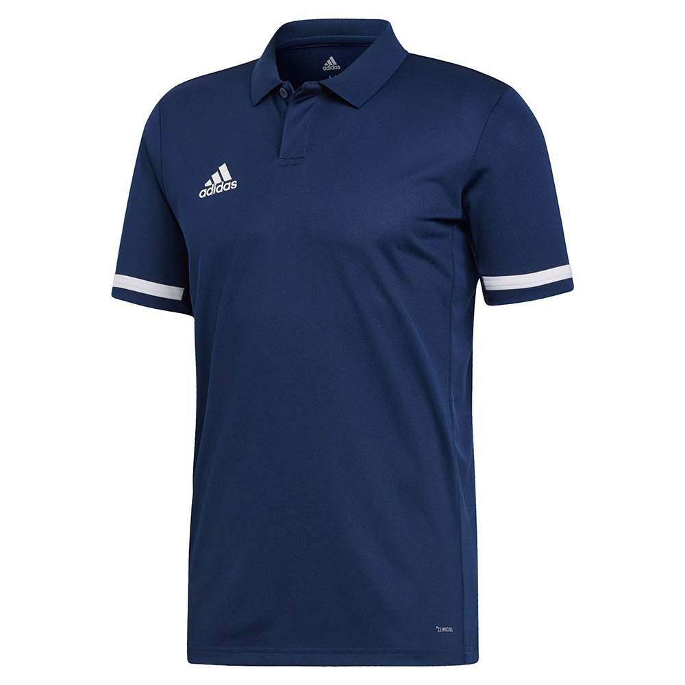 Adidas Badminton Team 19 Short Sleeve Polo Shirt Bleu XL