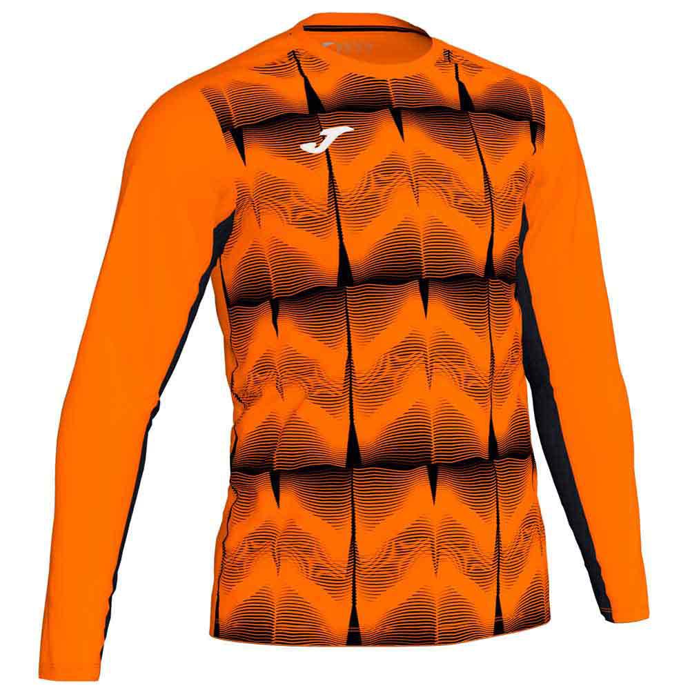Joma Derby Iv Long Sleeve T-shirt Orange S Homme
