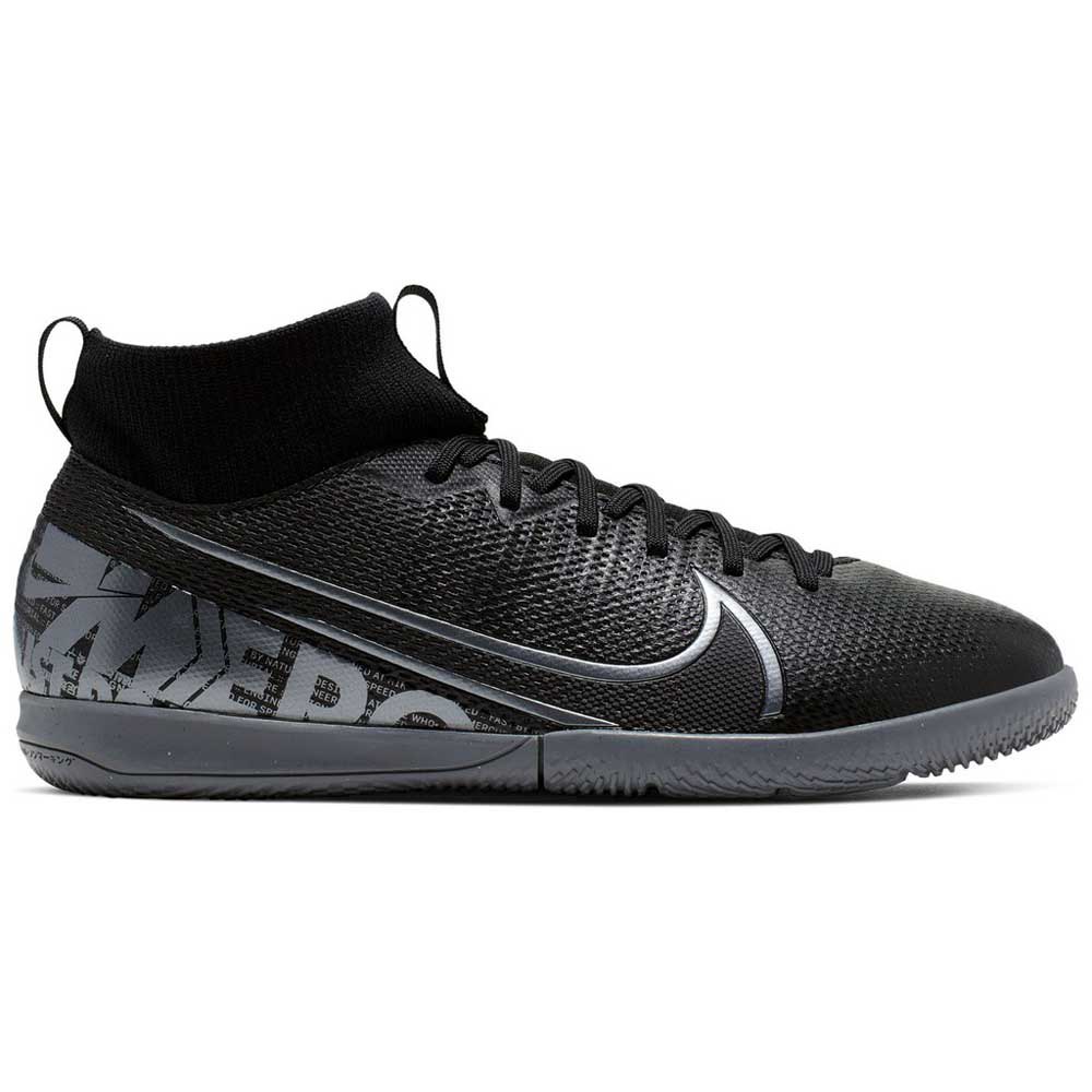 Nike Chaussures Football Salle Mercurial Superfly Vii Academy Ic EU 38 Black / Mtlc Cool Grey / Cool Grey
