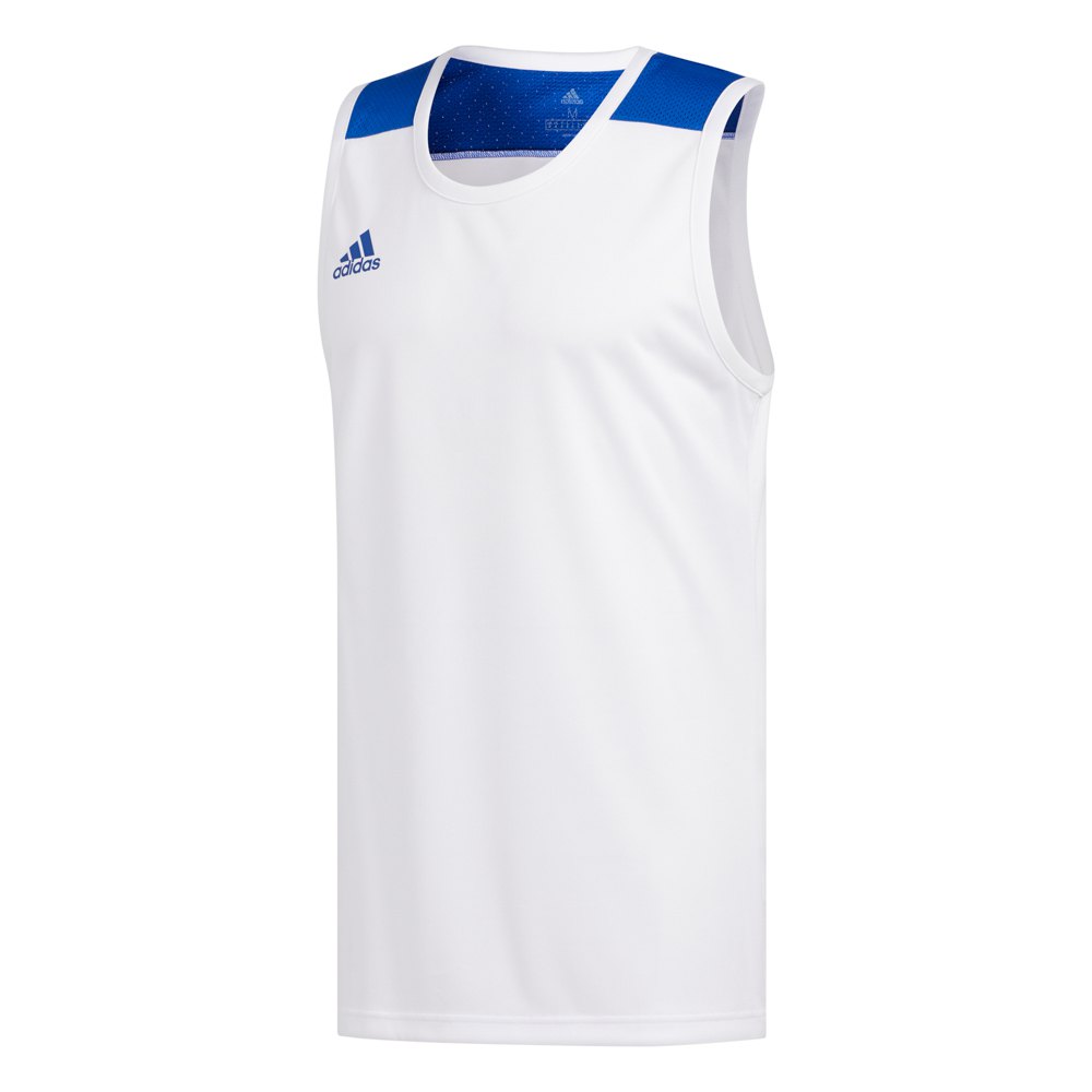 Adidas Creator 365 Regular Sleeveless T-shirt Blanc,Bleu 2XL