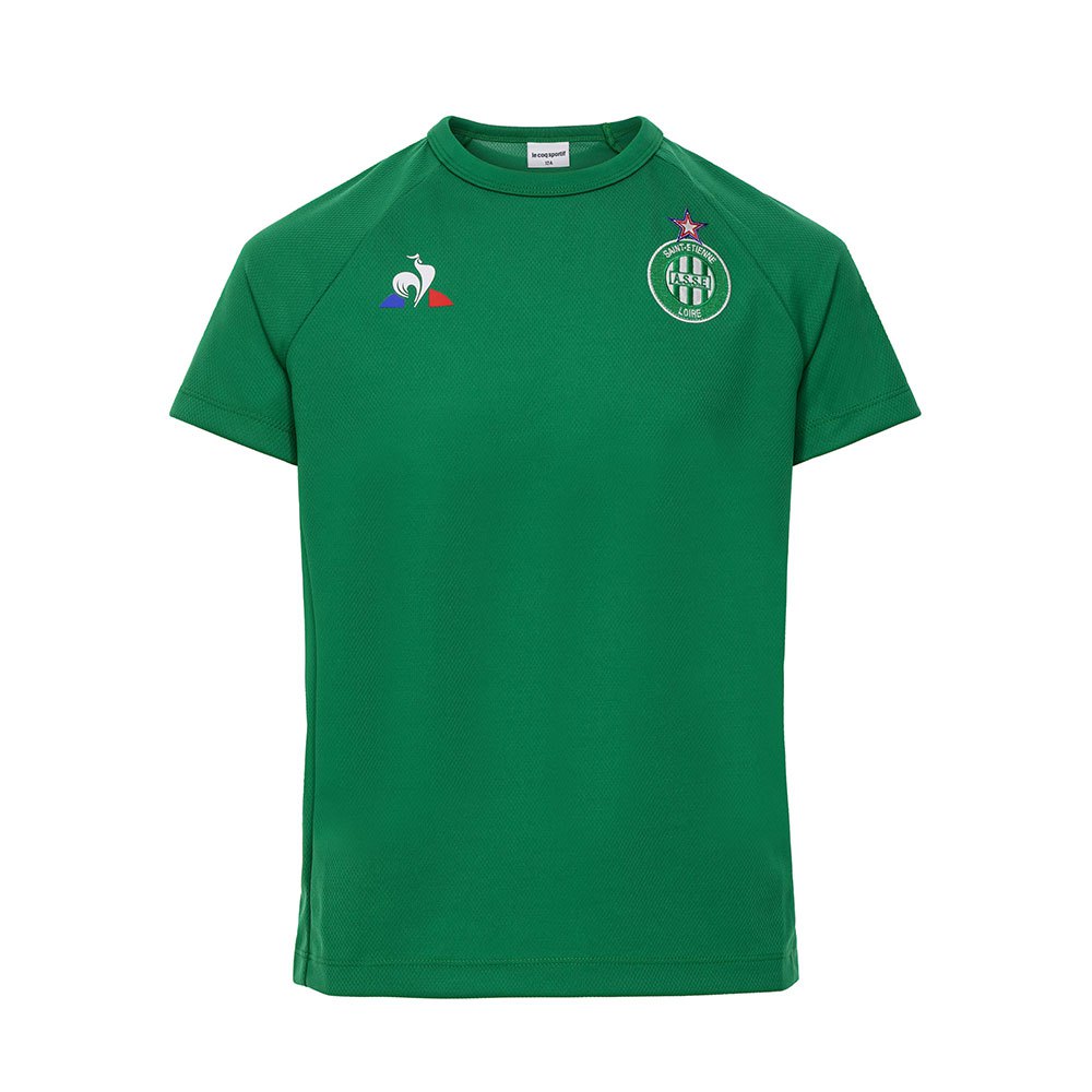 Le Coq Sportif Entraînement As Saint Etienne 19/20 Junior T-shirt 12 Years Green Drill