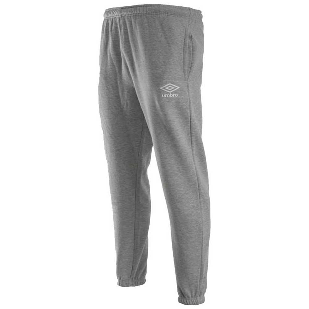 Umbro Pantalons Longs Fleece Jogger 2XL Grey Marl / White