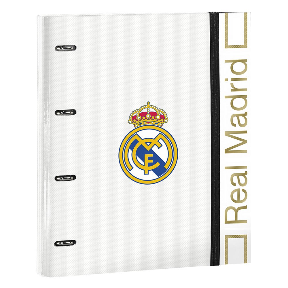 Safta Accueil Real Madrid 19/20 A4 4 Anneaux Dossier One Size White / Black
