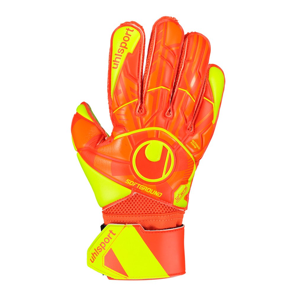 Uhlsport Dynamic Impulse Soft Flex Frame Goalkeeper Gloves Orange 9