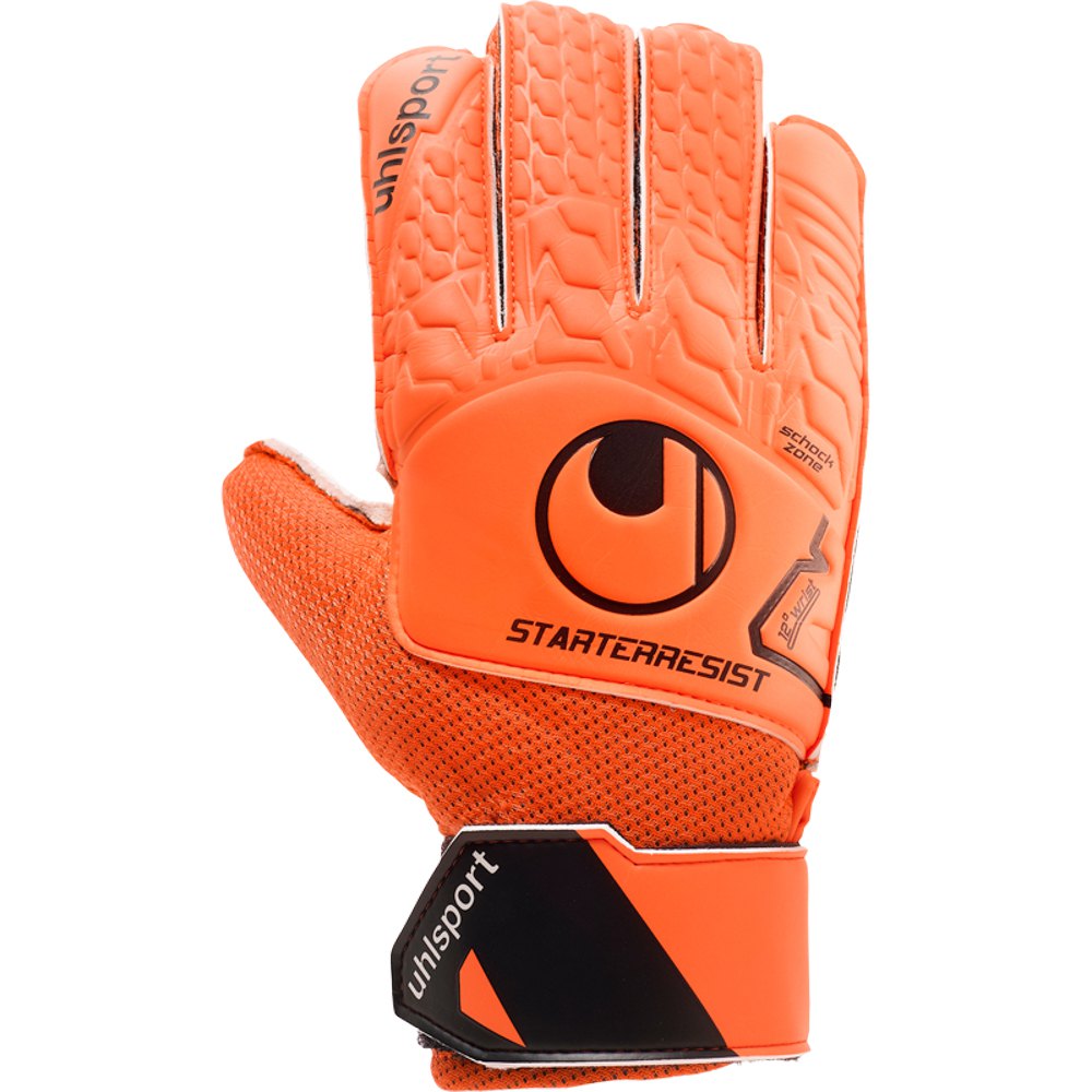 Uhlsport Starter Resist Goalkeeper Gloves Blanc,Orange 11
