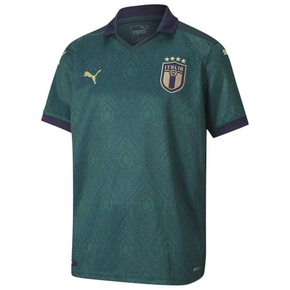 Puma T-shirt Italie Troisième 2020 Junior 152 cm Ponderosa Pine / Peacoat